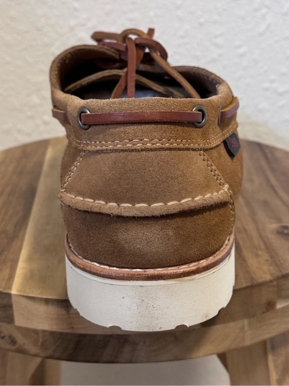 G.H. Bass NIB Ranger Camp Moc Suede Brown Shoes Men’s Size UK11 New In Box